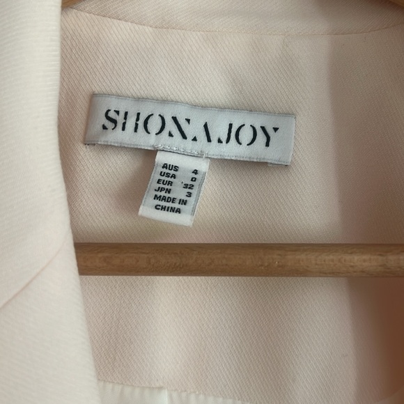 Shona Joy Irena oversized blazer in ivory, size 0 - Picture 3 of 5